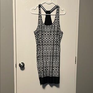 Black and White Intimate Night Dress
